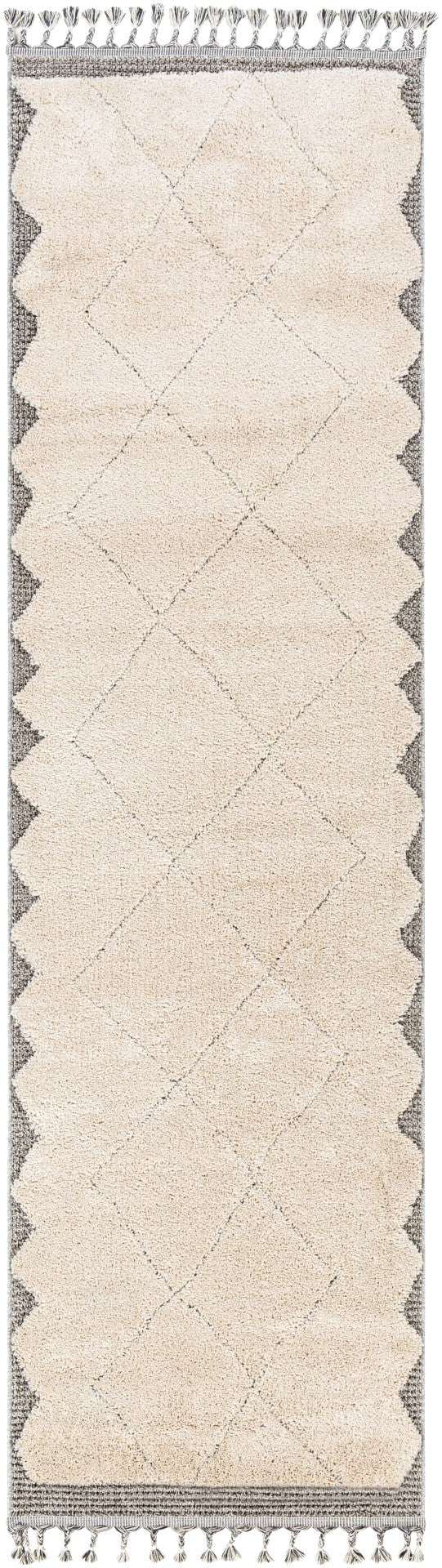 Sousse Global SUS-2304 Runner Rug - Elegant High Pile Design, Durable