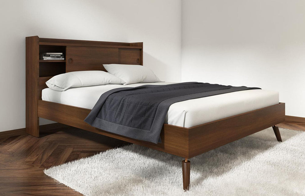 VIG Furniture Modrest Sutton - Eastern King Mid-Century Elisa Acacia Wood Bed VGWH180430201-202-EK