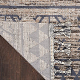 Nourison Asilah ASI03 Bohemian Machine Made Power-loomed Indoor only Area Rug Mocha/Charcoal 9' x 12'2" 99446888969