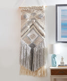 Safavieh Sedona Tahoe Woven Wall Art Ivory / Grey 90% Wool/5%Cotton/5%Wood SWA102-2