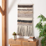 Safavieh Sedona Woven Wall Art 108 Ivory / Black Mix Nz Wool+Bamboo+Felt SWA108Z-2