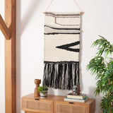 Safavieh Sedona Woven Wall Art 111 Ivory / Black Mix Bamboo Wool SWA111Z-2