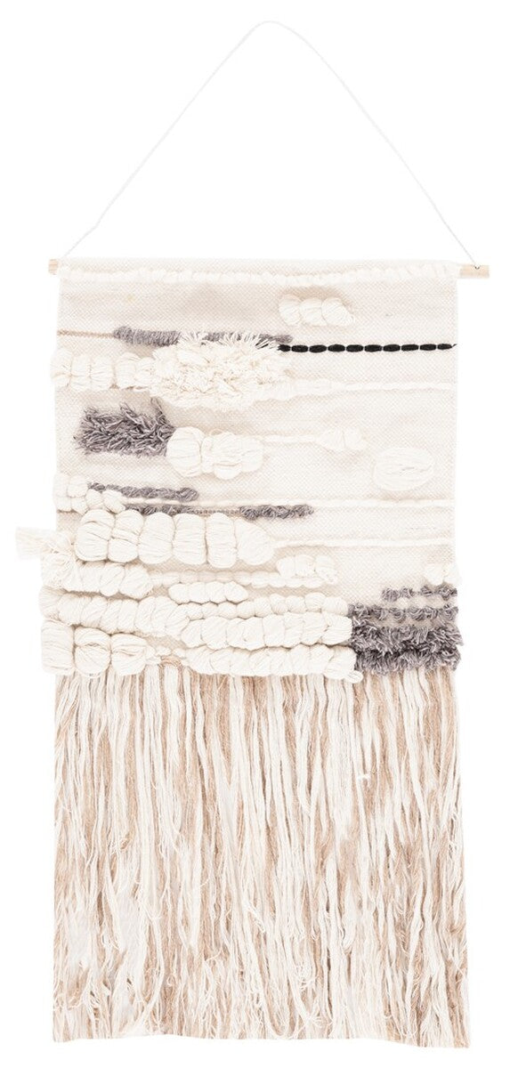 Safavieh Sedona Woven Wall Art 115 Ivory / Beige Mix Nz Wool +Jute SWA115B-2