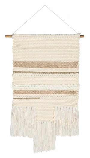 Sedona Woven Wall Art 119 Ivory Beige