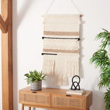 Safavieh Sedona Woven Wall Art 119 Ivory / Black Mix Nz Wool+Linen+Bamboo+Felt SWA119Z-2