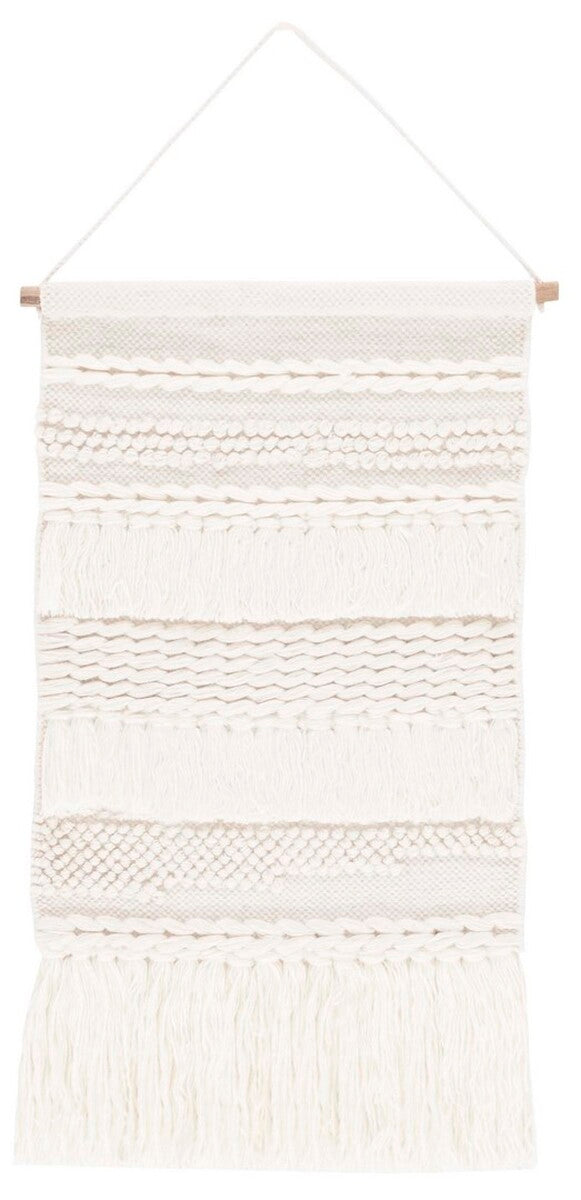 Safavieh Sedona Zeta Woven Wall Art Ivory/Beige 100% Wool SWA202A-2