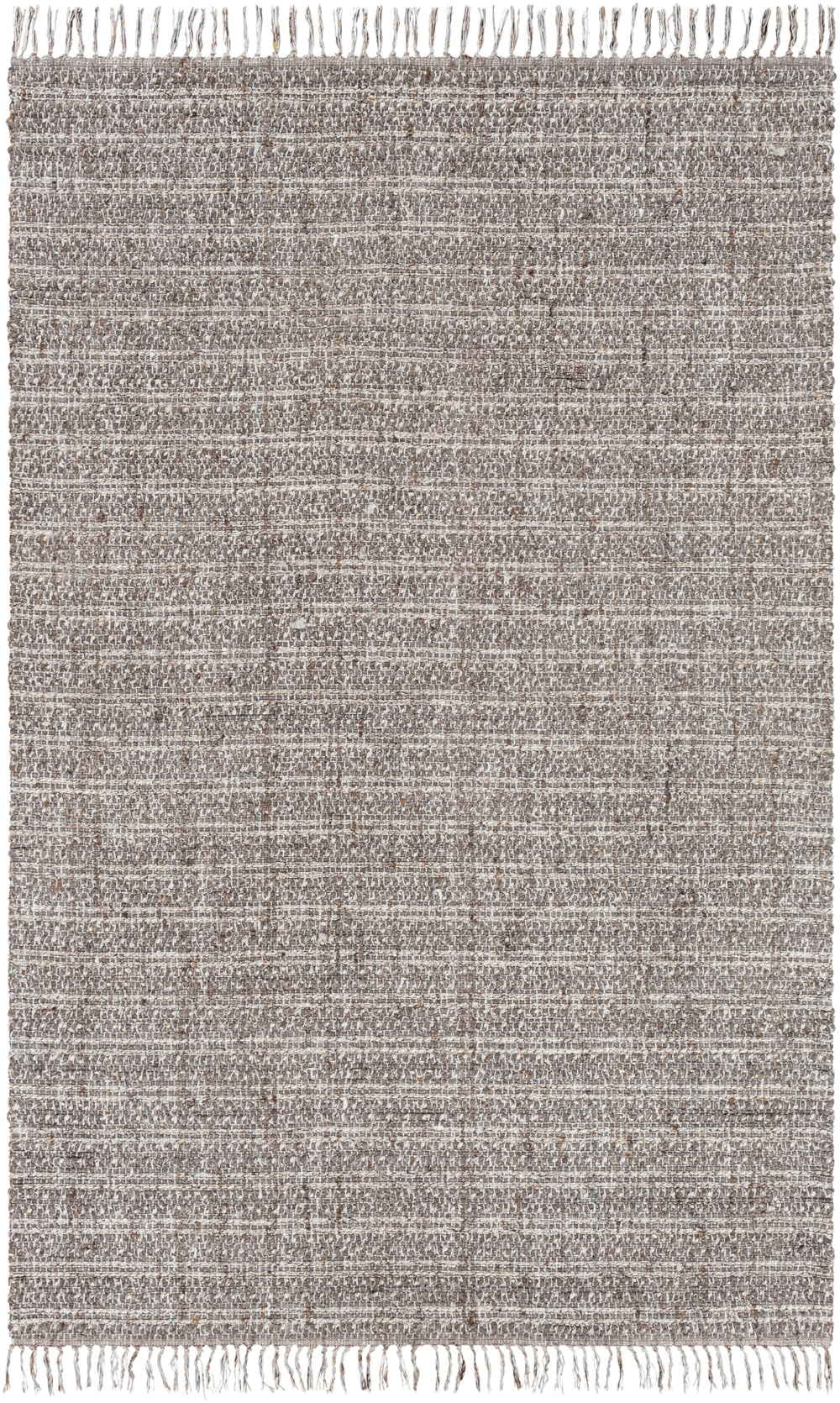 Skywalk SWK-2300 Modern Wool, Polyester Rug SWK2300-81012 Charcoal, Medium Gray, Tan, Cream 60% Wool, 40% Polyester 8'10" x 12'