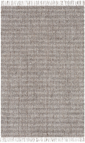 Skywalk SWK-2300 Modern Wool, Polyester Rug SWK2300-81012 Charcoal, Medium Gray, Tan, Cream 60% Wool, 40% Polyester 8'10" x 12'