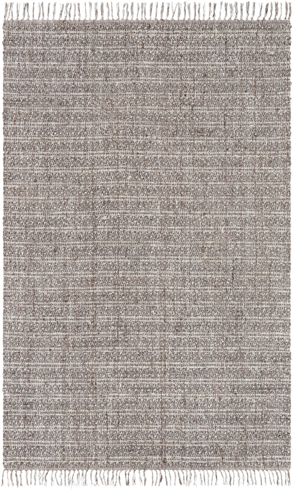 Skywalk SWK-2300 Modern Wool, Polyester Rug SWK2300-81012 Charcoal, Medium Gray, Tan, Cream 60% Wool, 40% Polyester 8'10" x 12'