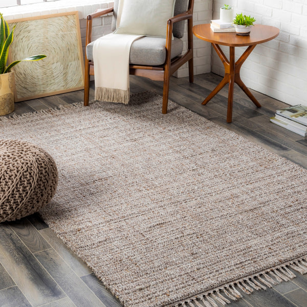 Skywalk SWK-2300 Modern Wool, Polyester Rug SWK2300-81012 Charcoal, Medium Gray, Tan, Cream 60% Wool, 40% Polyester 8'10" x 12'