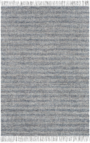 Skywalk SWK-2301 Modern Wool, Polyester Rug SWK2301-81012 Dark Blue, Denim, Light Gray, Cream 60% Wool, 40% Polyester 8'10" x 12'