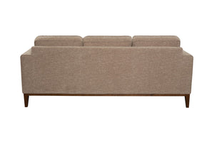 Porter Designs Annie Wood Trim Contemporary Sofa Cream 01-216-01-3039