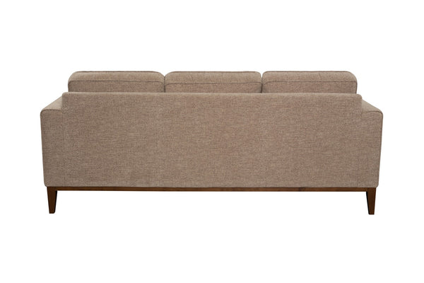 Porter Designs Annie Wood Trim Contemporary Sofa Cream 01-216-01-3039
