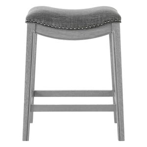 Grover Fabric Counter Stool Lyon Dark Gray