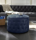 Marley Blue Ottoman