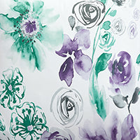 Enchanted Garden Lavender Queen 4pc Duvet Set