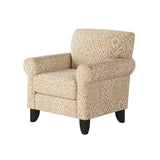 Fusion 512-C Transitional Accent Chair 512-C  Roughwin Squash Accent Chair