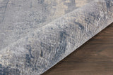 Nourison Rustic Textures RUS06 Painterly Machine Made Power-loomed Indoor Area Rug Grey/Beige 7'10" x 10'6" 99446462312