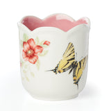 Butterfly Meadow Scalloped Pink Citrus Candle - Set of 4