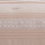 Brice Blush Twin 4pc Comforter Set