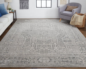 Macklaine 39FRF Polyester / Polypropylene Machine Made Medallion Rug