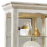 Pulaski Furniture Side Entry 5 Shelf Curio Cabinet in Weathered White P021595-PULASKI P021595-PULASKI