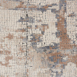 Nourison Rustic Textures RUS06 Painterly Machine Made Power-loomed Indoor Area Rug Beige/Grey 9'3" x 12'9" 99446462152