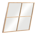 Zuo Modern Meo Steel, MDF, Glass Modern Commercial Grade Mirror Gold Steel, MDF, Glass