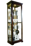 Pulaski Furniture Tall 5 Shelf Curio Cabinet-Sliding Door in Cherry Brown 20994-PULASKI 20994-PULASKI