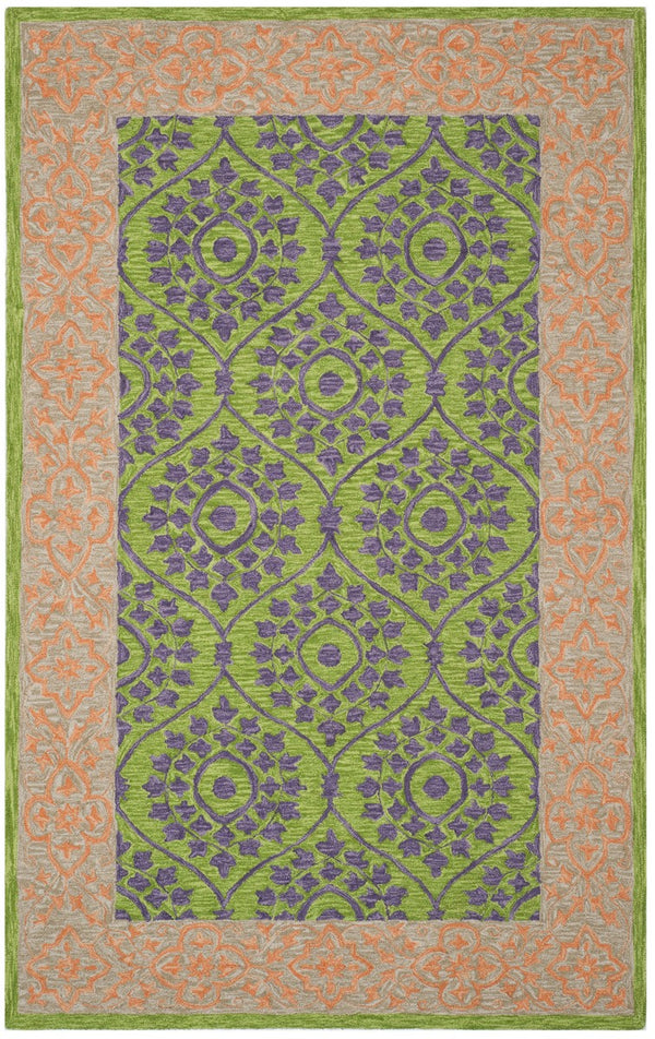 Safavieh Suzani 102 Hand Hooked 80% Wool and 20% Cotton Rug SZN102A-3