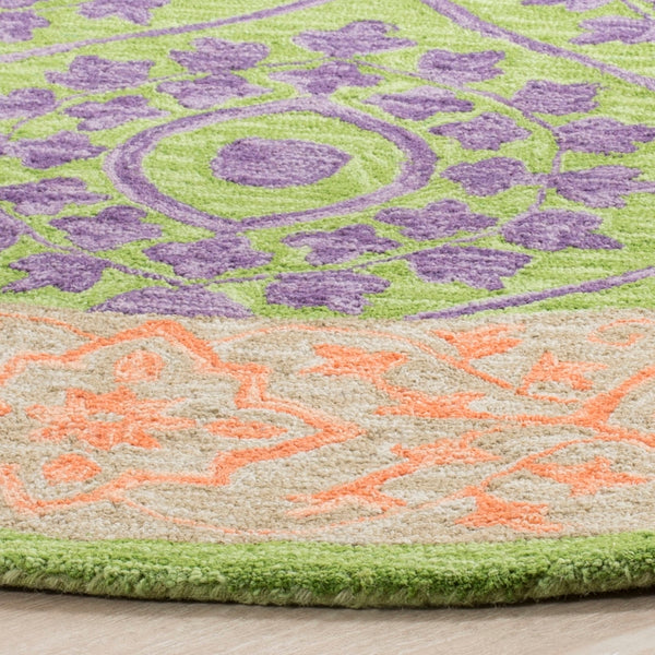 Safavieh Suzani 102 Hand Hooked 80% Wool and 20% Cotton Rug SZN102A-3