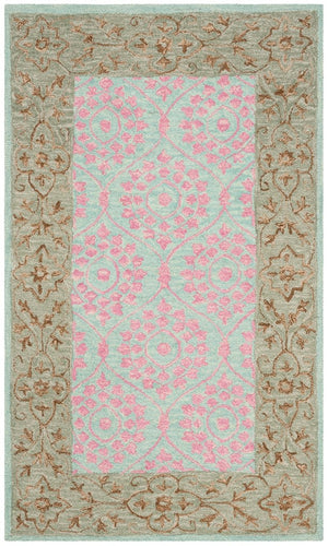 Safavieh Suzani 103 Hand Hooked 80% Wool and 20% Cotton Rug SZN103A-3