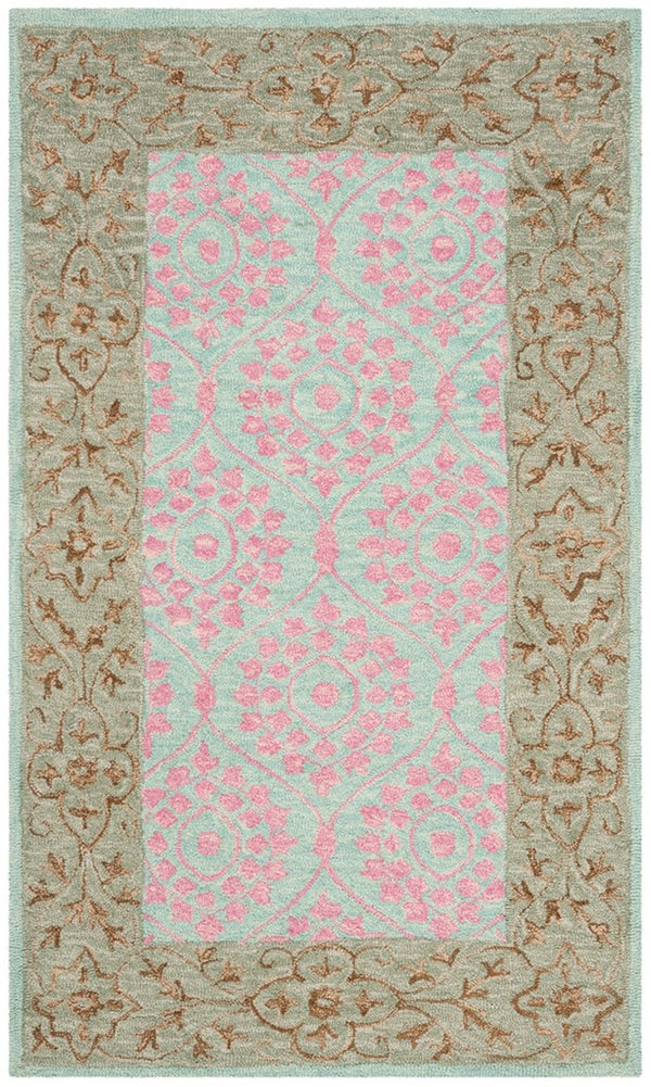 Safavieh Suzani 103 Hand Hooked 80% Wool and 20% Cotton Rug SZN103A-3