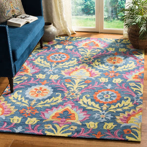 Safavieh Suzani 312 Hand Hooked Wool and Cotton Rug SZN312A-3