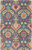 Suzani 312 Hand Hooked Wool and Cotton Rug