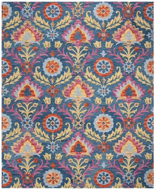 Safavieh Suzani 312 Hand Hooked Wool and Cotton Rug SZN312A-3