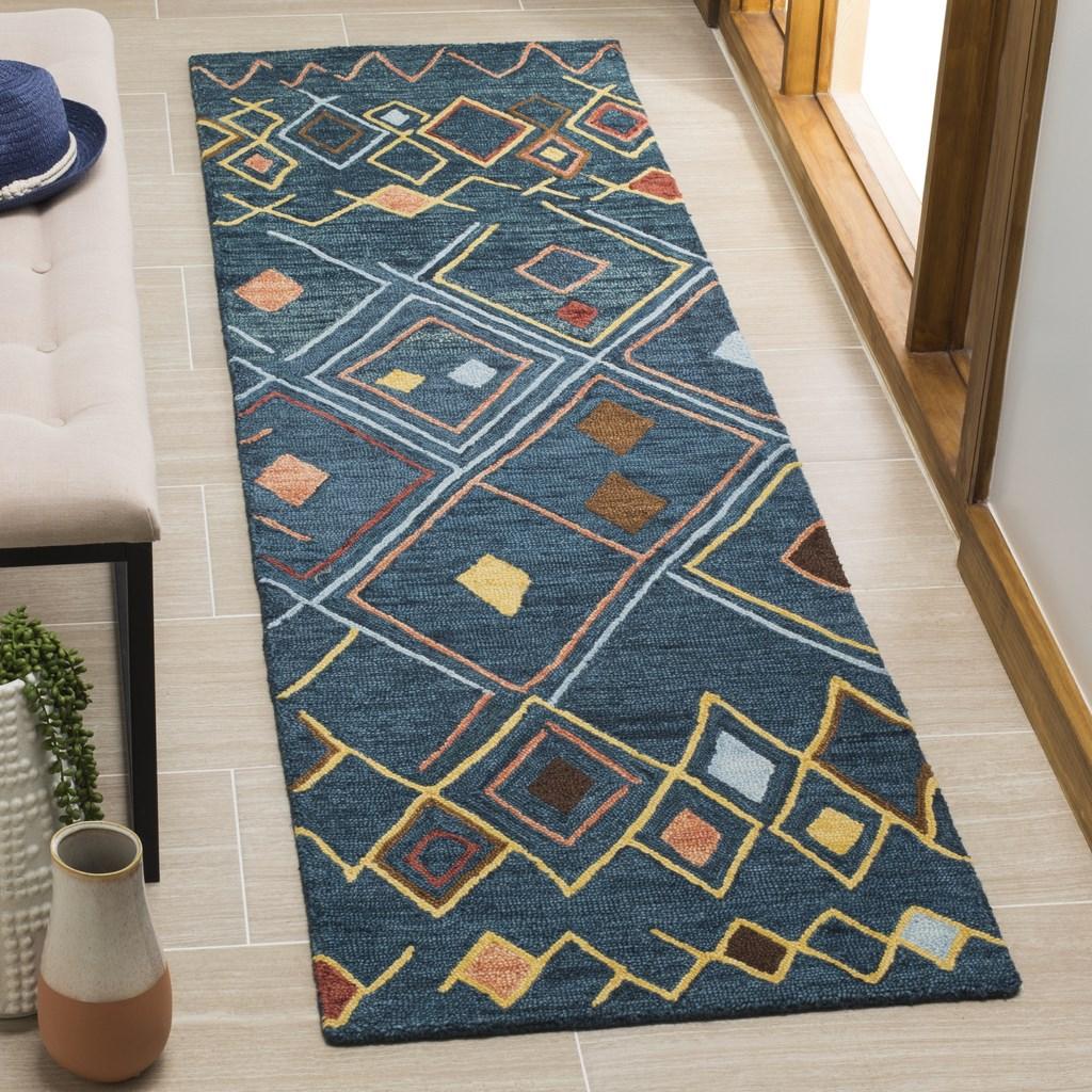 Safavieh Suzani 314 Hand Hooked Wool and Cotton Rug SZN314A-3