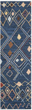 Safavieh Suzani 316 Hand Hooked Wool and Cotton Rug SZN316A-3