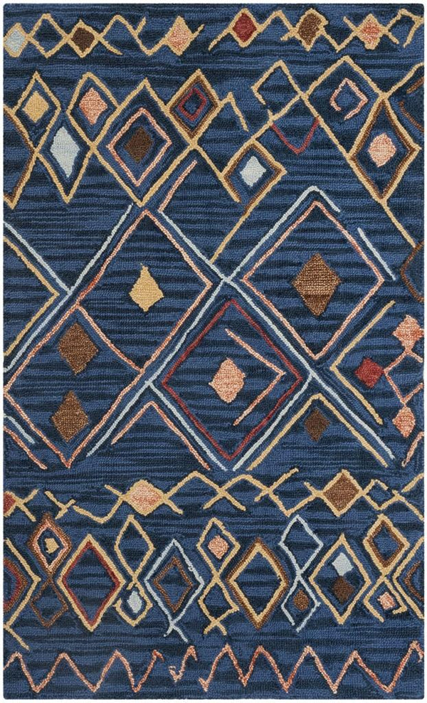 Safavieh Suzani 316 Hand Hooked Wool and Cotton Rug SZN316A-3