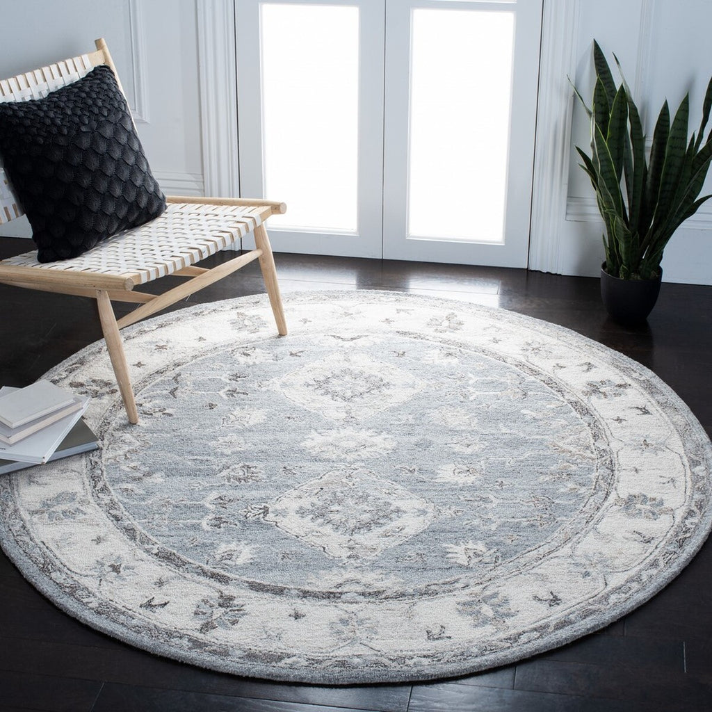 Safavieh Suzani 331 Hand Tufted Wool and Cotton with Latex Contemporary Rug SZN331A-8