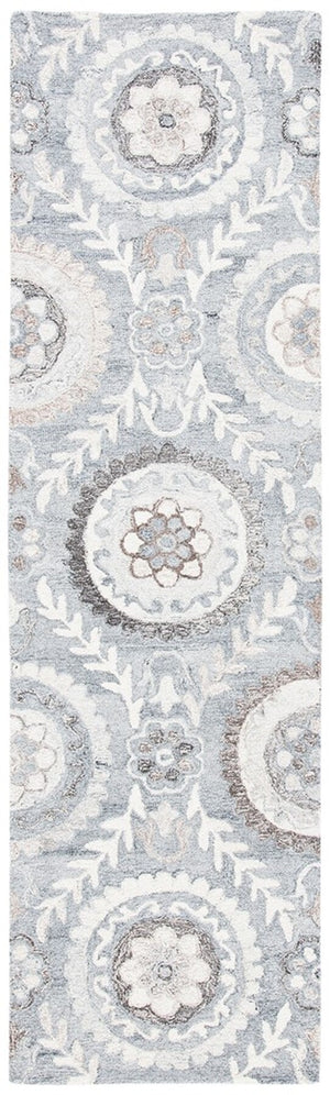 Safavieh Suzani 334 Hand Tufted Wool and Cotton with Latex Contemporary Rug SZN334F-8