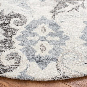 Safavieh Suzani 336 Hand Tufted Wool and Cotton with Latex Contemporary Rug SZN336A-8