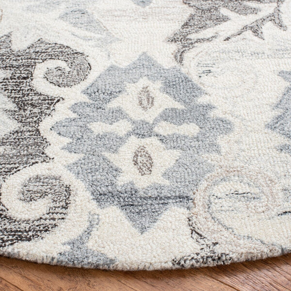 Safavieh Suzani 336 Hand Tufted Wool and Cotton with Latex Contemporary Rug SZN336A-8