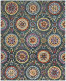 Safavieh Suzani 374 Hand Hooked Wool and Cotton Rug SZN374A-3