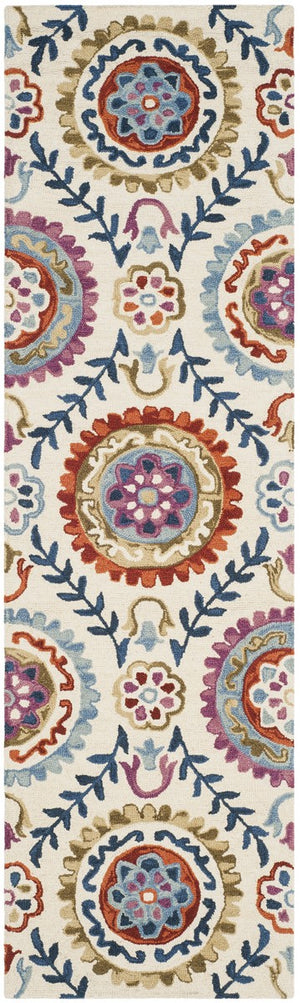 Safavieh Suzani 374 Hand Hooked Wool and Cotton Rug SZN374B-3