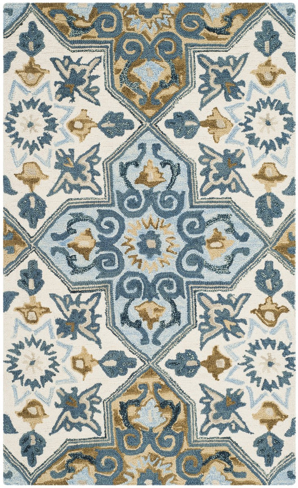 Safavieh Suzani 380 Hand Hooked Wool Rug SZN380A-3