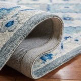 Suzani 501  Hand Tufted 100% Wool Pile Rug Blue / Grey