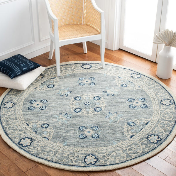 Safavieh Suzani 504 Hand Tufted Wool and Cotton Rug SZN504F-9
