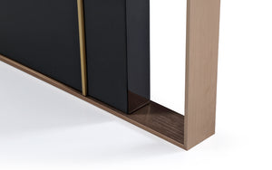 VIG Furniture Nova Domus Cartier Modern Black & Rosegold Dining Table VGVCT-A002