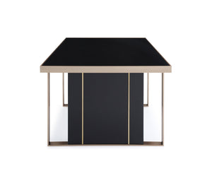 VIG Furniture Nova Domus Cartier Modern Black & Rosegold Dining Table VGVCT-A002